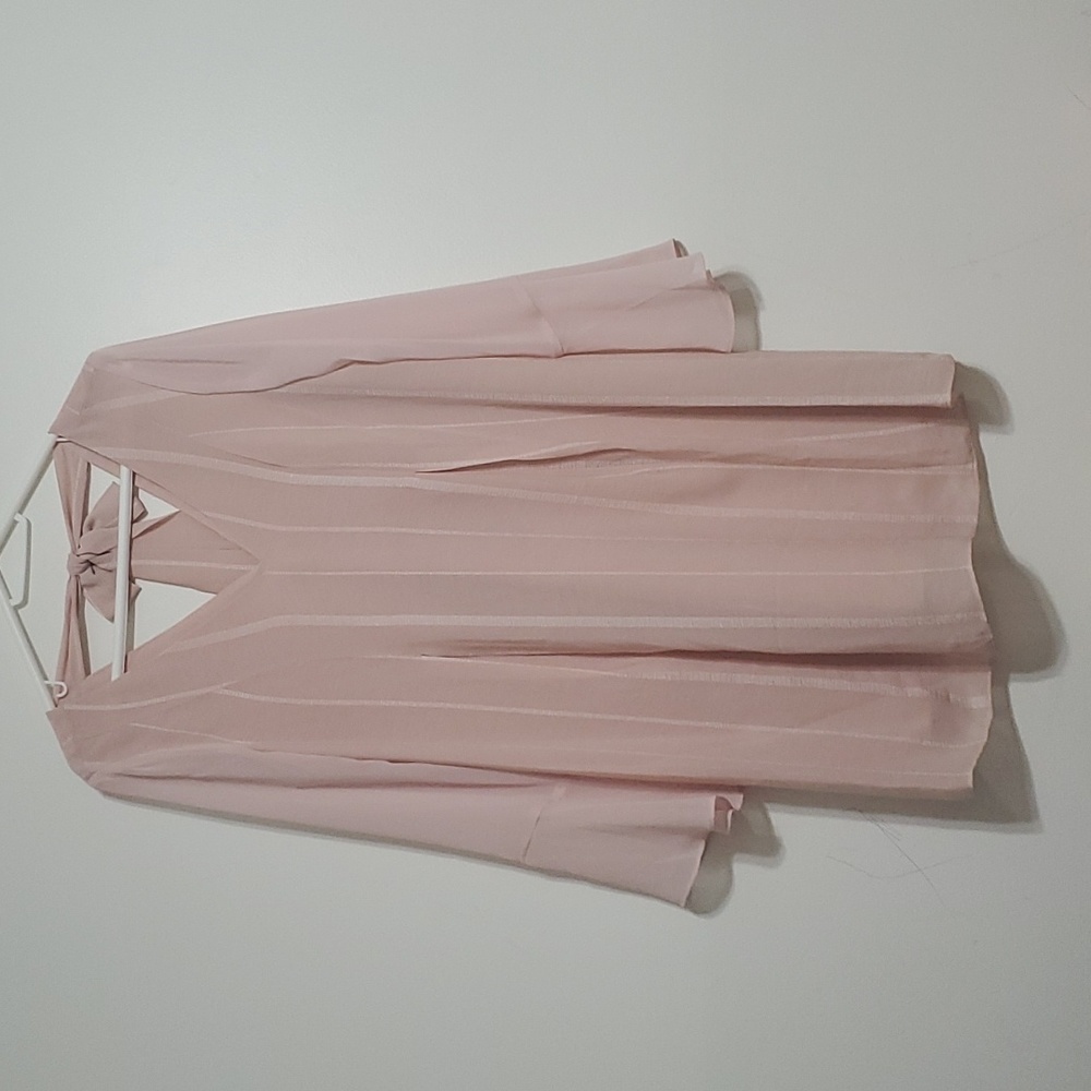 BCBG Dress pink bow tie back